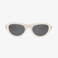 Polycarbonate Frame Cat-Eye Bow Sunglasses