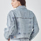 Button-down denim jacket