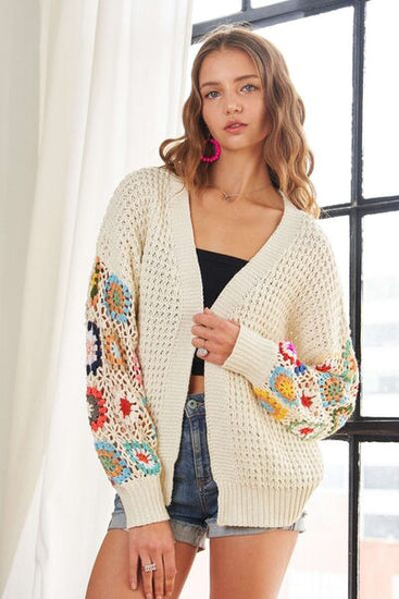 Bohemian style cardigan