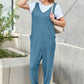 Plus-size sleeveless jumpsuit