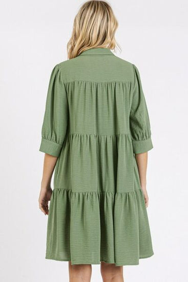 Lightweight polyester dress