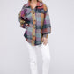 Loose Fit Buttoned Down Check Shirt Jacket