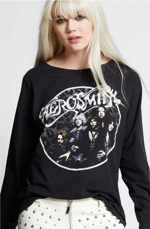 Aerosmith Back In The Saddle Long Sleeve Tee - Rebel K Collective