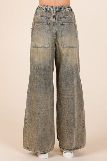 Vintage washed jeans