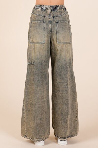 Vintage washed jeans