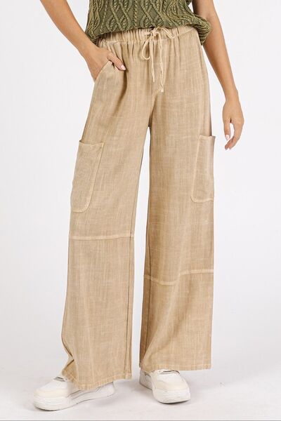 Mineral wash pants