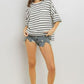 Relaxed fit striped t-shirt