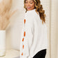 Angel Wings Flower Dropped Shoulder Open Front Cardigan