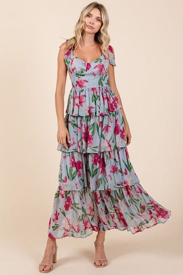 Floral maxi dress