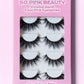 SO PINK BEAUTY Faux Mink Eyelashes 5 Pairs