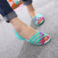 Beach jelly sandals rainbow plastic sandals female summer - Rebel K Collective