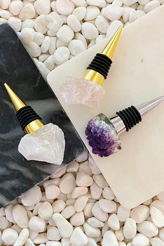 Beauty of Nature Stone Wine Stopper - Rebel K Collective