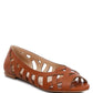 Moira Woven Peep Toe Flats