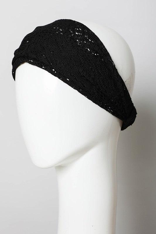 Bohemian Lace Stretch Headwrap - Rebel K Collective