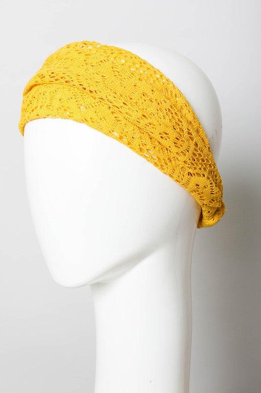 Bohemian Lace Stretch Headwrap - Rebel K Collective