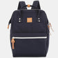 Himawari Water Resistant Canvas Backpack Bag with Side Pockets