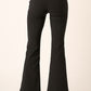 High-waisted flare pants