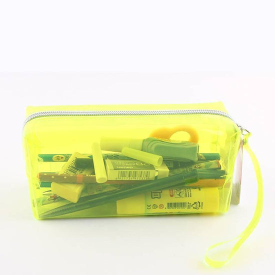 Candy color transparent large capacity pencil case - Rebel K Collective