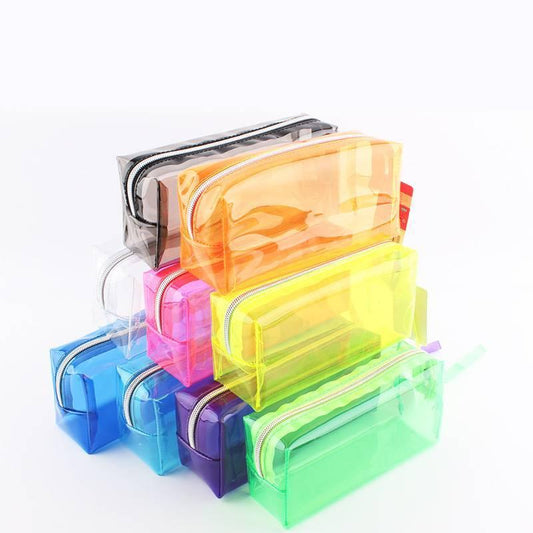 Candy color transparent large capacity pencil case - Rebel K Collective