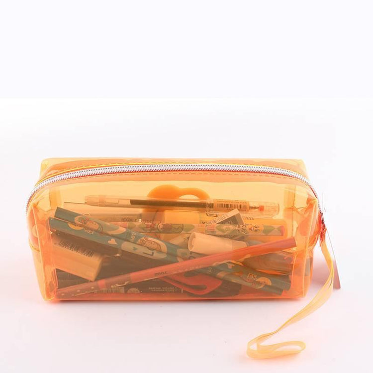 Candy color transparent large capacity pencil case - Rebel K Collective