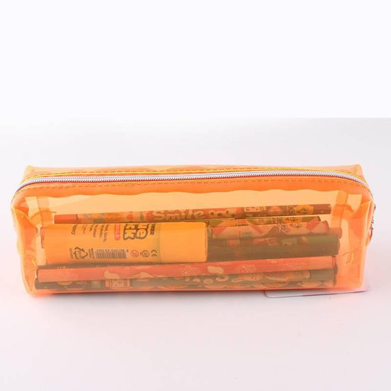 Candy color transparent large capacity pencil case - Rebel K Collective