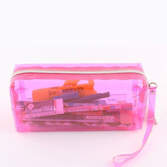 Candy color transparent large capacity pencil case - Rebel K Collective