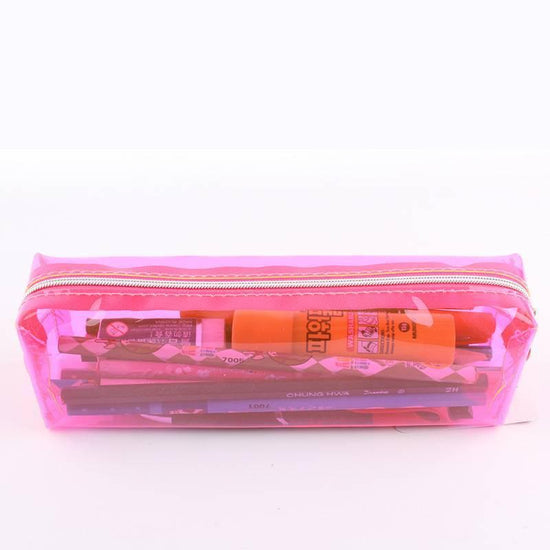 Candy color transparent large capacity pencil case - Rebel K Collective