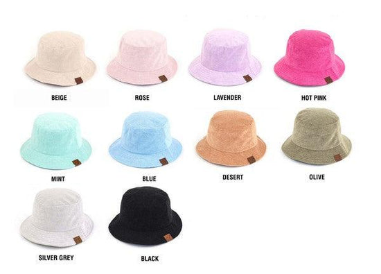 CC Terry Cloth Bucket Hat - Rebel K Collective