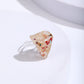 Fashion Popular Resin Dried Flower Ring