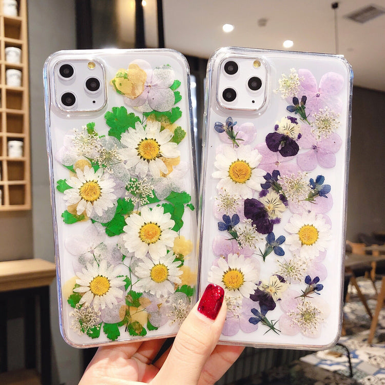 Preserved Flower Epoxy iPhone Cases