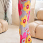 Flower Printed Casual Cozy Full Long Wide Pants