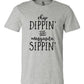 Chi Dippin and Margarita Sippin Crewneck Tee - Rebel K Collective