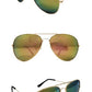 Classic Mirrored Aviator Sunglasses - Rebel K Collective