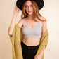 Contour Rib Knit Brami Lounge Top - Rebel K Collective