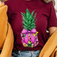 Coquette Pineapple Graphic T Shirts - Rebel K Collective