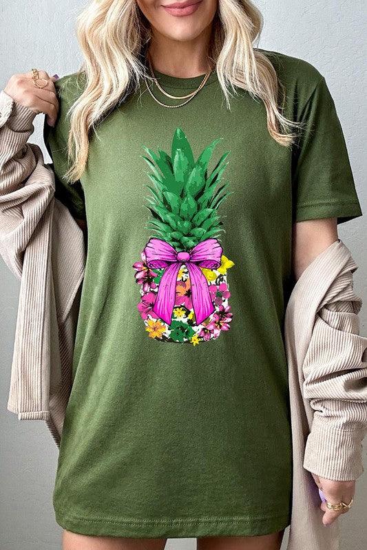 Coquette Pineapple Graphic T Shirts - Rebel K Collective