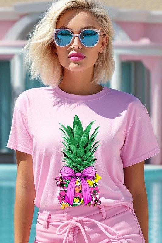 Coquette Pineapple Graphic T Shirts - Rebel K Collective