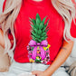 Coquette Pineapple Graphic T Shirts - Rebel K Collective