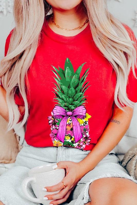 Coquette Pineapple Graphic T Shirts - Rebel K Collective