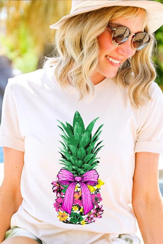 Coquette Pineapple Graphic T Shirts - Rebel K Collective