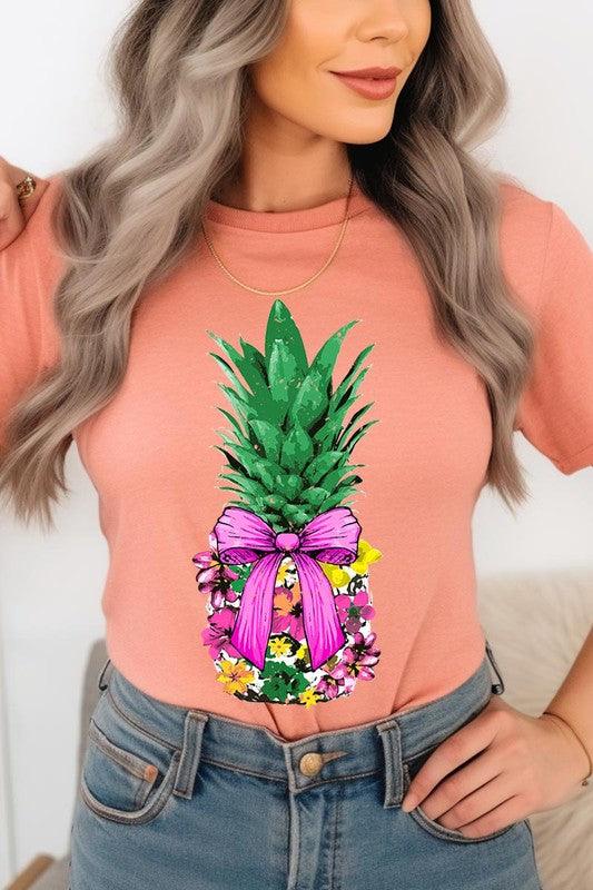 Coquette Pineapple Graphic T Shirts - Rebel K Collective