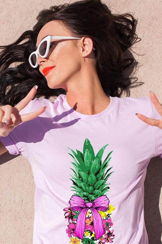 Coquette Pineapple Graphic T Shirts - Rebel K Collective