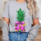 Coquette Pineapple Graphic T Shirts - Rebel K Collective