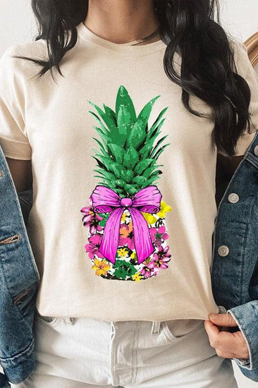 Coquette Pineapple Graphic T Shirts - Rebel K Collective