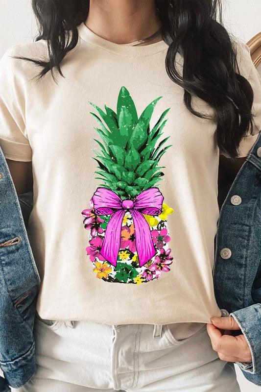 Coquette Pineapple Graphic T Shirts - Rebel K Collective