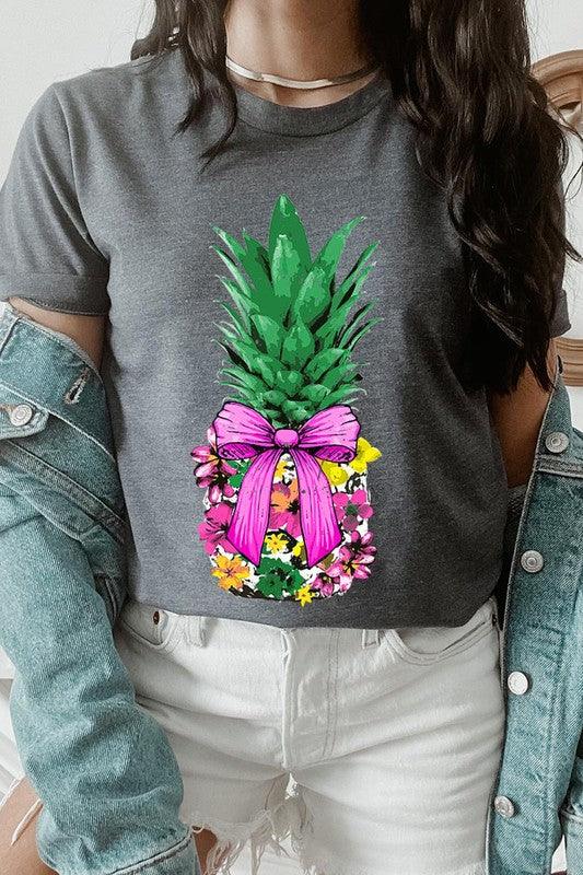 Coquette Pineapple Graphic T Shirts - Rebel K Collective