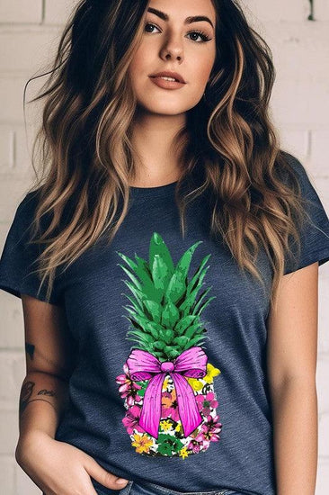 Coquette Pineapple Graphic T Shirts - Rebel K Collective