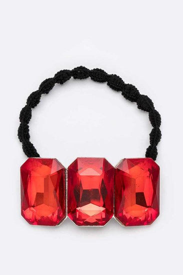 Crystal Bowtie Iconic Crystal Heart Scrunchy - Rebel K Collective