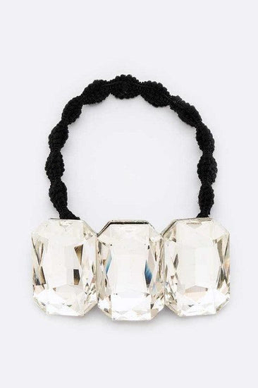 Crystal Bowtie Iconic Crystal Heart Scrunchy - Rebel K Collective