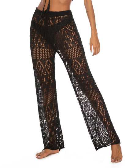 Cutout Straight Swim Pants - Rebel K Collective